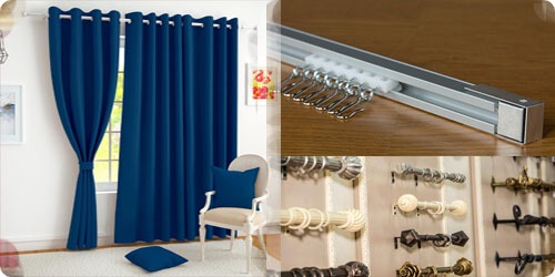 curtain rod track